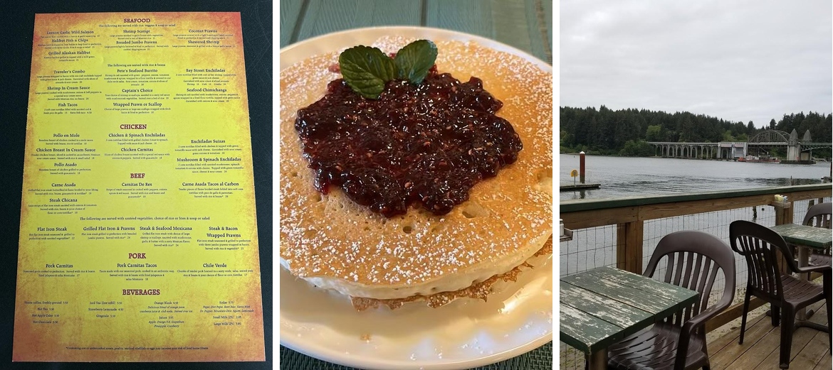 Traveler's Cove Menu